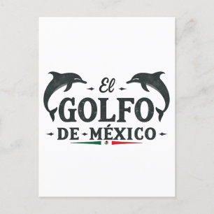 El Golfo De Mexico American Gulf of mexico  Holiday Postcard