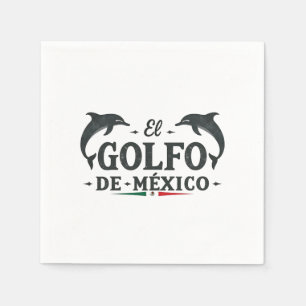 El Golfo De Mexico American Gulf of mexico Napkin