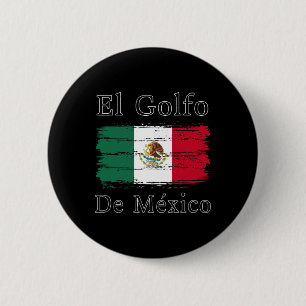 El Golfo De Mexico Dolphin 6 Cm Round Badge