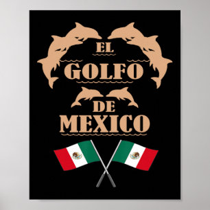 El Golfo De México Dolphin Gulf Of Mexico 1 Poster