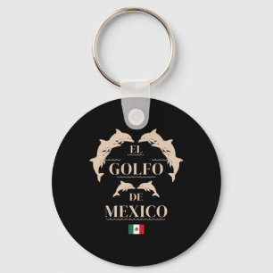 El Golfo De México Dolphin Gulf Of Mexico Key Ring