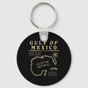 El Golfo De Mexico Gulf Respect History Sea Name O Key Ring