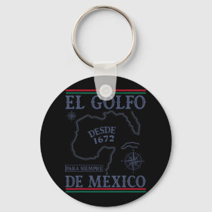 El Golfo De México Key Ring
