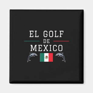 El Golfo De México Vintage Gulf Of Mexico Flag Magnet