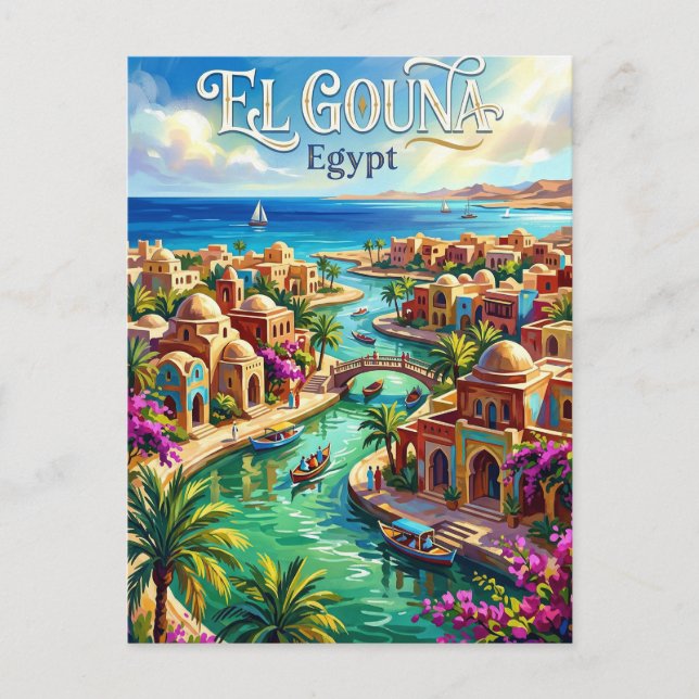 El Gouna Egypt Postcard (Front)