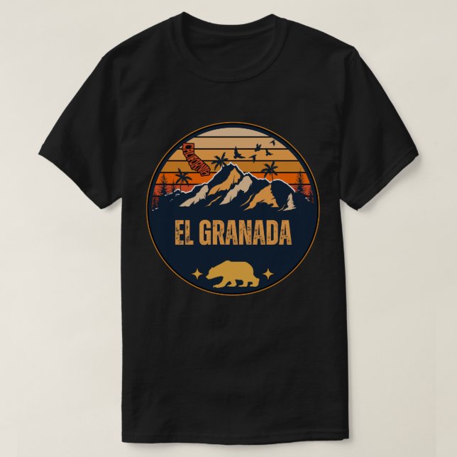 El Granada, California T-Shirt (Design Front)