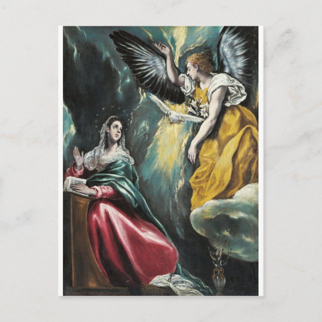 El Greco - Annunciation Postcard (Front)