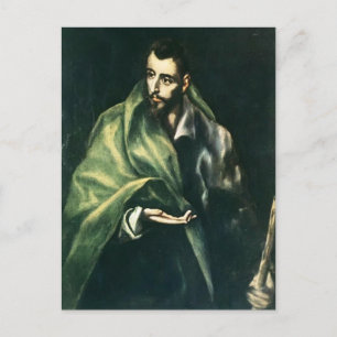 El Greco- Apostle St. James the Greater Postcard