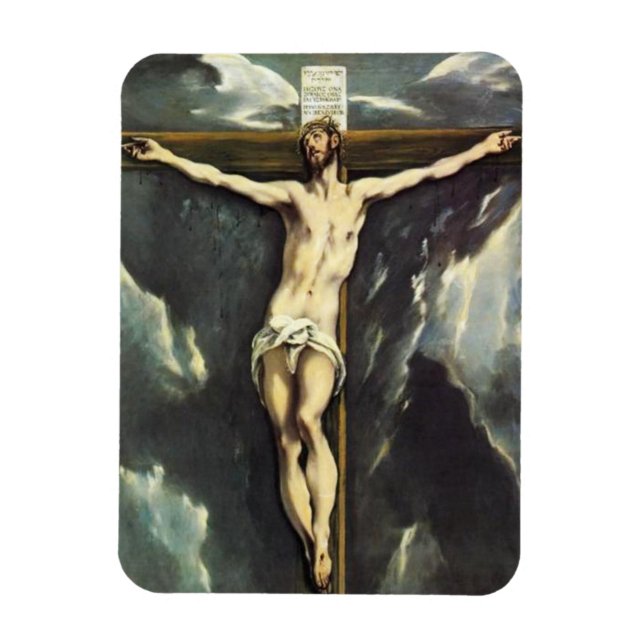 El Greco Christ On The Cross Magnet (Vertical)