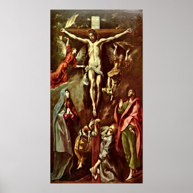 El Greco - Christ on the cross Poster (Front)