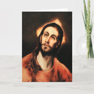 El Greco Jesus Christ Greeting Card