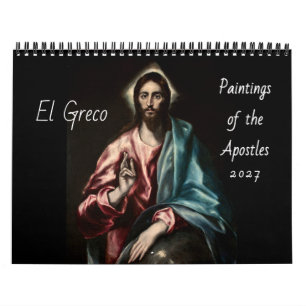 El Greco Paintings of the Apostles 2027 Calendar