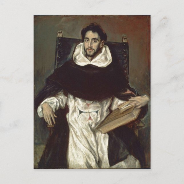El Greco Portr?t des Fray Hortensio Felix Paravici Postcard (Front)
