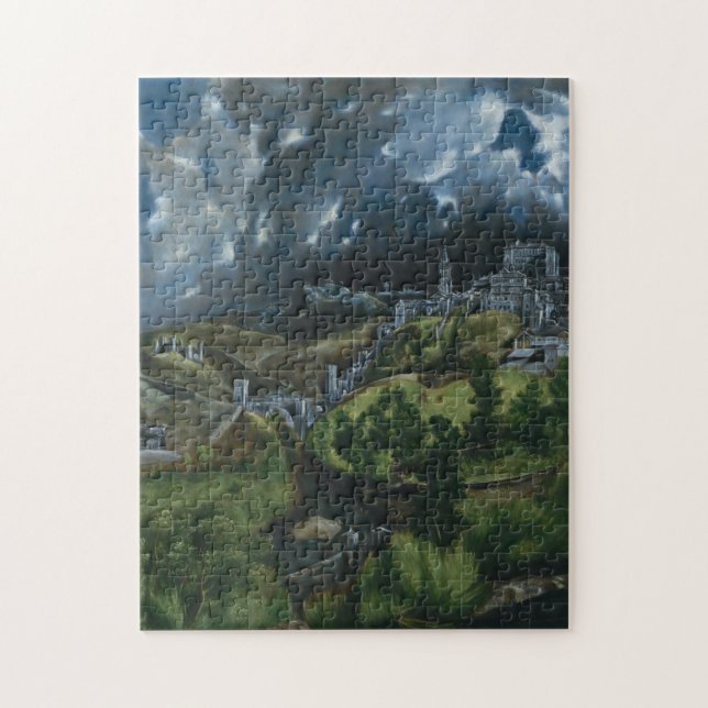 EL GRECO - View of Toledo 1596 Jigsaw Puzzle (Vertical)