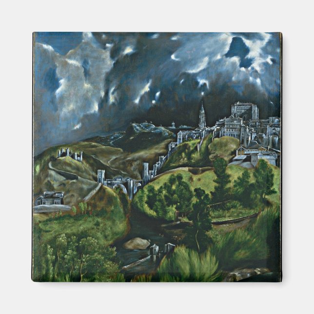 El Greco - View of Toledo Magnet (Front)