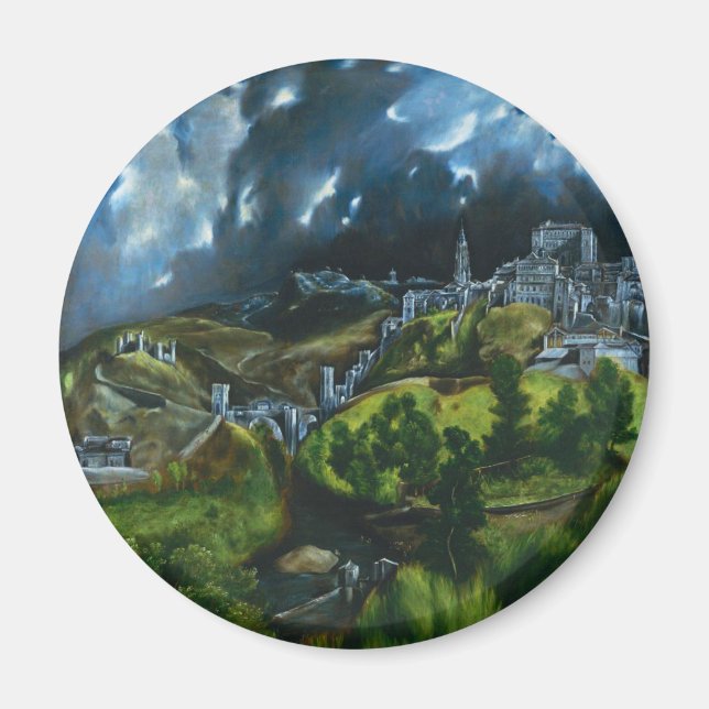 El Greco View of Toledo Magnet (Front)