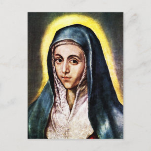 El Greco Virgin Mary Postcard