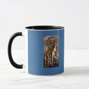 El Greco's Saint Martin and the Beggar, circa 1600 Mug