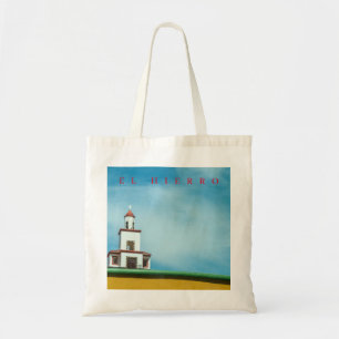 El Hierro Candelaria Church bell tower view tote Bag
