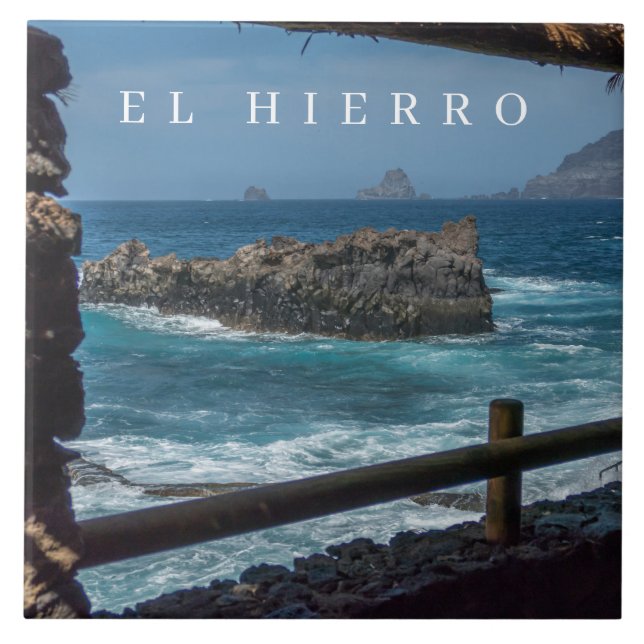 El Hierro sea view ceramic tile (Front)
