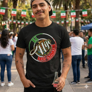 El Hijo Mas Chingon Mexican Mexico Print pride  T-Shirt