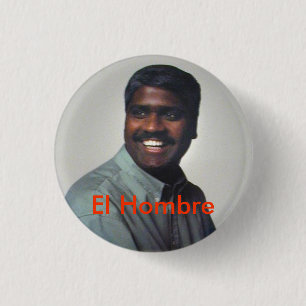 El Hombre 3 Cm Round Badge