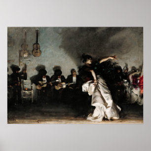 El Jaleo, 1882 by John Singer Sargent Poster