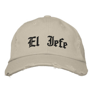 El Jefe Embroidered Hat