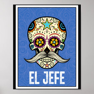 El Jefe Shirt Men Boys Kids Day Of The Government Poster