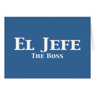 El Jefe The Boss Gifts