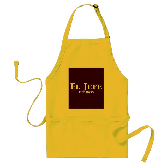 El Jefe The Boss Gifts Standard Apron (Front)