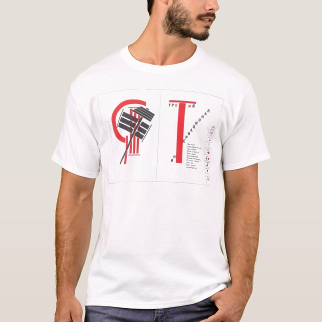El Lissitzky- Art Illustration to 'For the voice' T-Shirt (Front)
