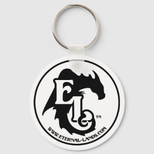 EL logo-B&W- Keychain