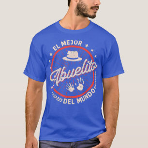 El Mejor Abuelito Del Mundo Men Retro Vintage Gran T-Shirt