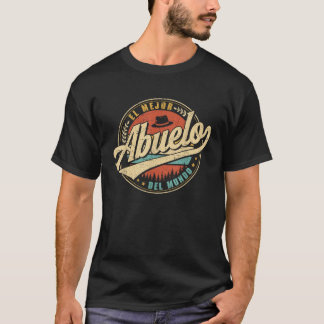 El Mejor Abuelo Del Mundo Men Retro Vintage Decor T-Shirt