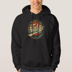 El Mejor Tata Del Mundo Men Retro Vintage Decor Da Hoodie