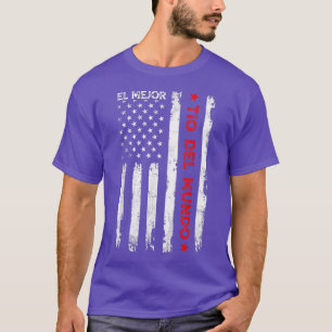 El Mejor Tio Del Mundo Men Retro Vintage Decoratio T-Shirt