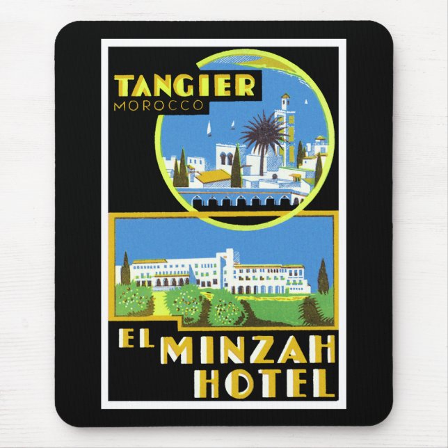 El Minzah Hotel ~ Tangier Mouse Pad (Front)