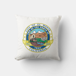 El Monte (California) City Seal Cushion