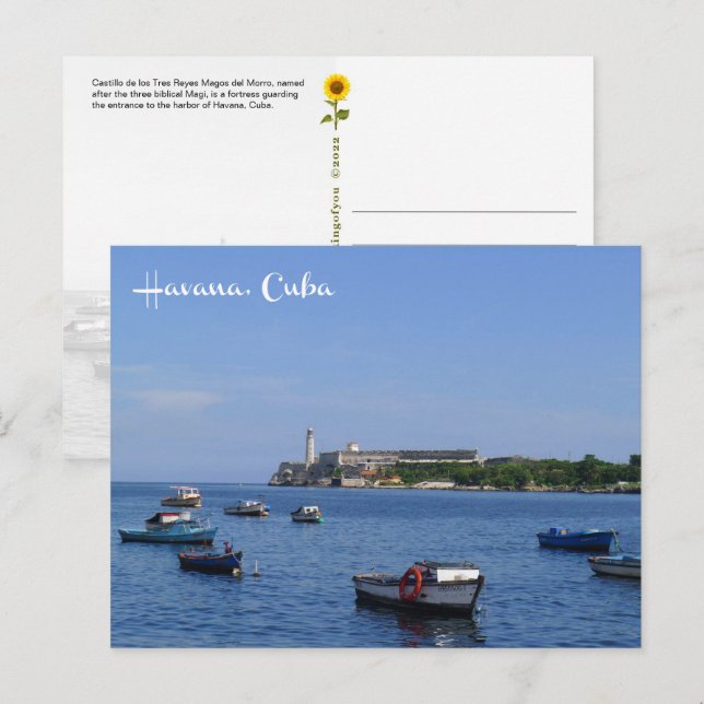 El Morro, Havana, Cuba - postcard (Front/Back)