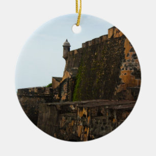 El Morro Puerto Rico Ceramic Ornament