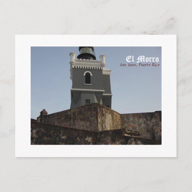 El Morro, San Juan, Puerto Rico Postcard (Front)