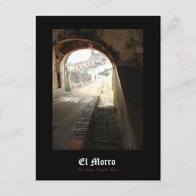 El Morro, San Juan, Puerto Rico Postcard (Front)