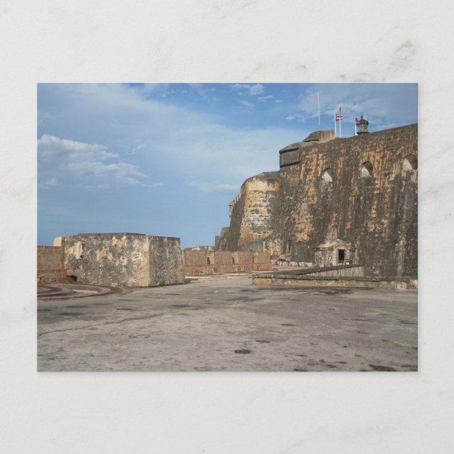 El Morro San Juan Puerto Rico Postcard (Front)