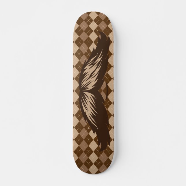 El Moustache Skateboard (Front)