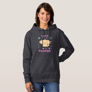 El mundo kawaii de los perritos  hoodie