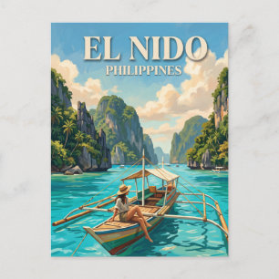 El Nido Bacuit Bay Philippines Postcard