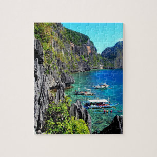 El Nido Beach in Palawan Philippines Jigsaw Puzzle