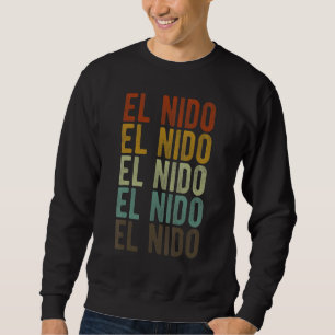 El Nido City Philippines Retro Sweatshirt