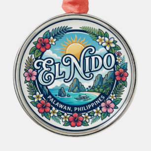 El Nido, Palawan, Philippines Philippines Metal Ornament